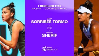 Теннис Sara Sorribes Tormo vs. Mayar Sherif | 2024 Quarterfinal | WTA Match Highlights