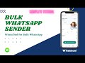 Bulk WhatsApp Sender whatstools