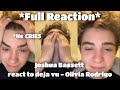 유튜브 다운로드 Joshua Bassett react to deja vu - Olivia Rodrigo *He CRIES*