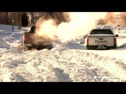 The dig out continues in North Dakota