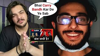Ashish Chanchlani ANGRY MESSAGE For CarryMinati On
