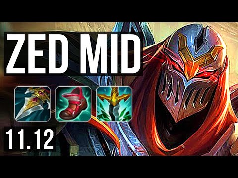 ZED vs VLADIMIR (MID) | 8/0/9, 700+ games, 1.2M mastery, Legendary | EUW Grandmaster | v11.12