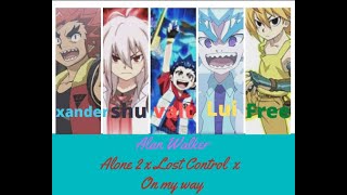 Download lagu Beyblade Burst Evolution Amv || alone 2 x Lost control x On my way || Switching vocals. mp3