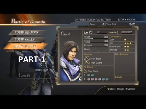 Dynasty Warriors 8 - Wei Story - part 14 - Cao pi part-1