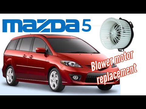 WHY did they put it THERE? Mazda 5 Heater Motor replacement