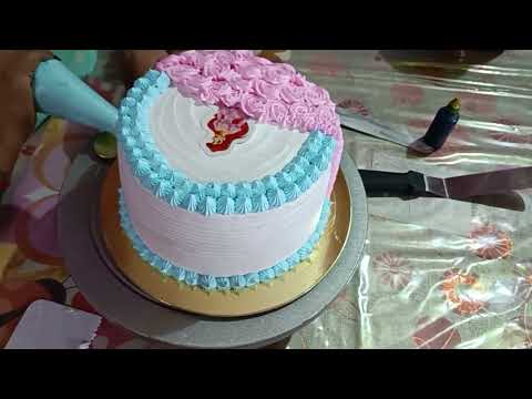 baby pink  Barbie tag cake