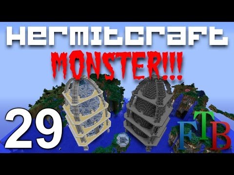 Hermitcraft FTB Monster Ep. 29 - Stone-8 w/ Sl1pg8r !!!