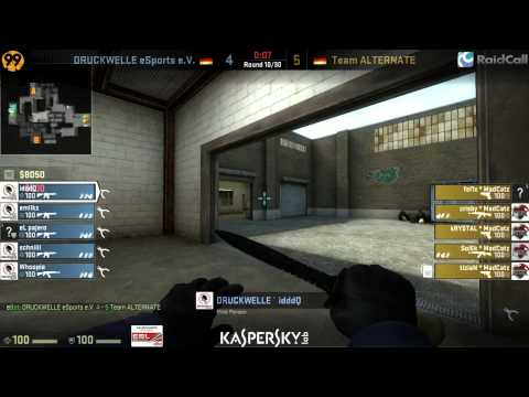 DRUCKWELLE vs. ALTERNATE | Spieltag 9, EPS Summer 2013 | de_cache