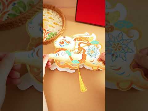 非遗敦煌兔灯笼Intangible cultural heritage Dunhuang rabbit lantern #familytime #diy #chinesecommunity #art