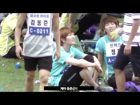 [FANCAM] Onew interacting with Dongjun and Kyu hyung @ ISC