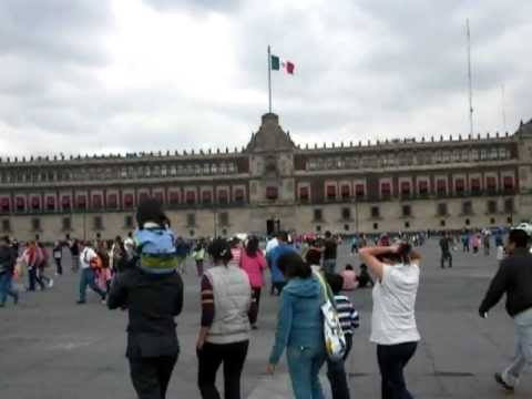 Panorámica del Zócalo de la Ciudad de Mé