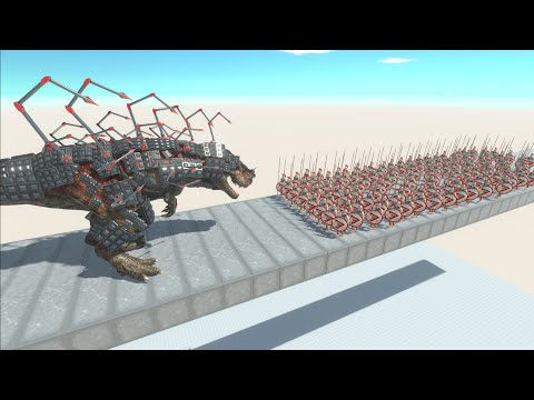 MECH TREX BRIDGE LAST STAND - Animal Revolt Battle Simulator
