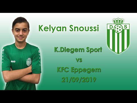 Kelyan Snoussi U15ipr - K Diegem Sport vs KFC Eppegem (21-09-2019)
