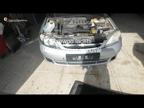Daewoo lacetti front bumper removal