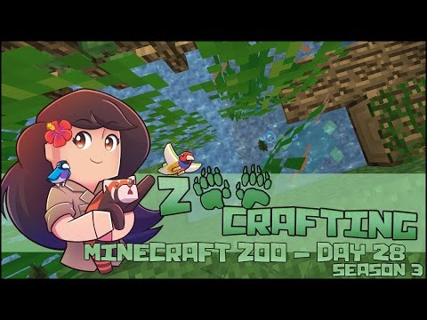 Snapping Turtle in a Log!! 🐘 Zoo Crafting: Episode #28 🐘 Season 3