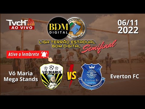 Liga Terrão BDM Digital - Semifinal: Vó Maria x Everton - 06/11/22 - Campo Grande/MS - TVCH AO VIVO