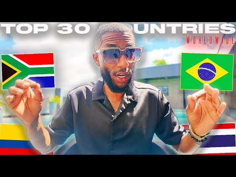 My TOP 30 Countries: Best To Worst 🌍 | A BLACK Travelers Guide