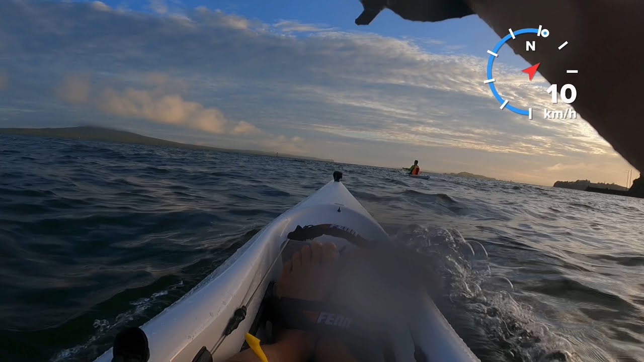 Upwind and downwind with the Fennix Bonito, the tiny surfski