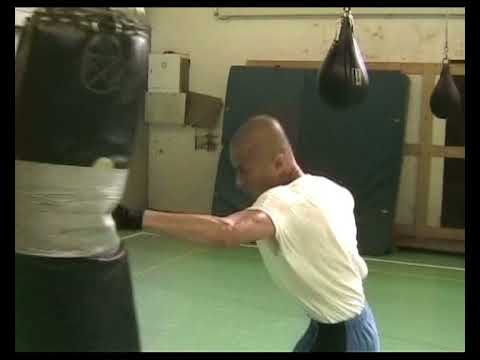 Johnny Phan am Sandsack, Box-Club 72 Braunschweig 2005