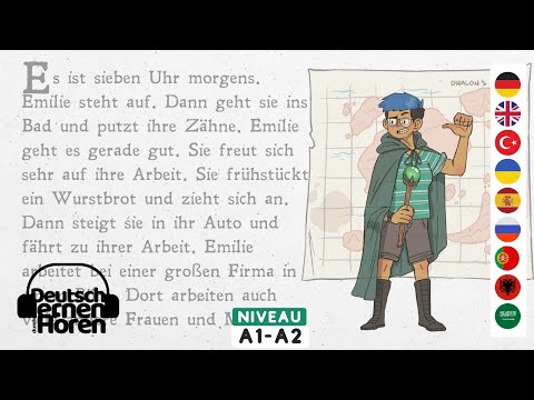 #525 Deutsch lernen mit Geschichten [Deutsch lernen durch Hören] A1-A2 | Learn German with stories
