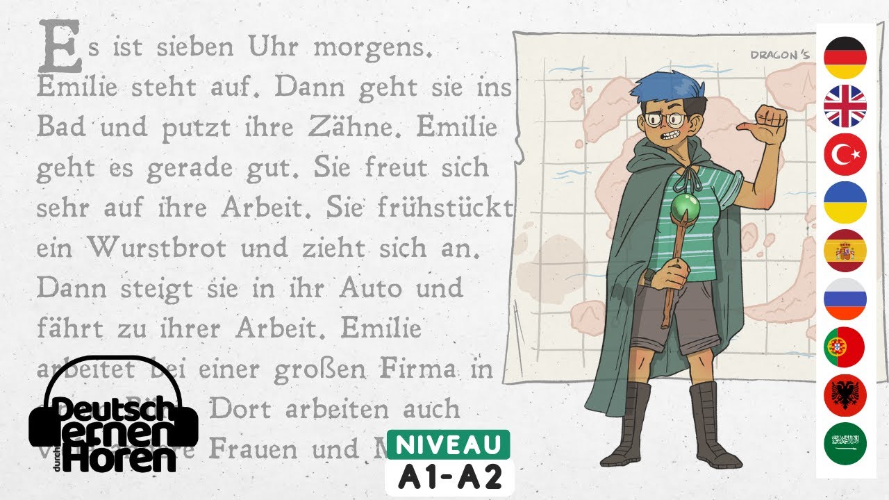 #525 Learn German with stories | Learn German through listening | A1-A2 | Learn German with stories