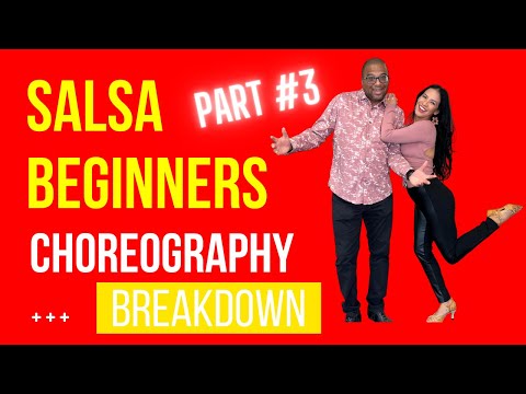 Salsa Choreo for Beginners | BREAKDOWN step by step [[PART #3]]
