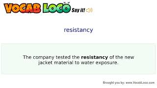 Video thumbnail for resistancy