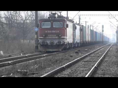 Tren de marfa a CFR Marfa intra in statia Suceava - 06.03.2016
