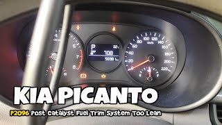 KIA PICANTO 2018 P2096 Scan Livedata and Delete Code