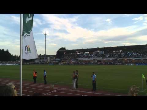 Hartberg vs GAK Relegarion Teil 2. Leider Spielabbruch.