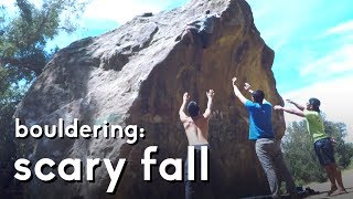 My first scary fall Climbing Experience by  rockentry