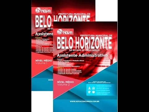 Apostila Concurso Assistente Administrativo de Belo Horizonte 2015