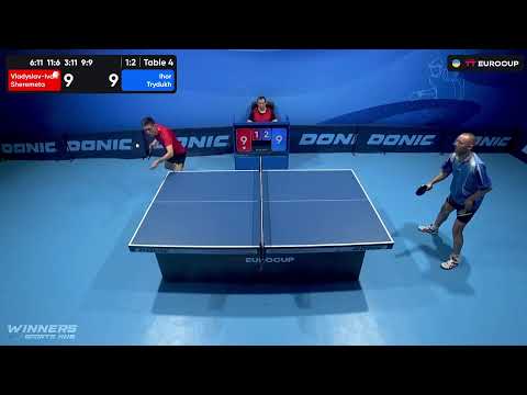 10:45 Vladyslav-Ivan Sheremeta - Ihor Trydukh 11.07.2023 TTEuro.Cup Ukraine Professional. TABLE 4