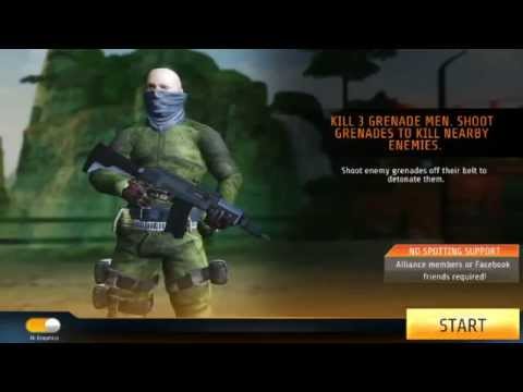 Kill Shot Bravo Region 1 Primary Mission 16 - Kill 3 Grenade Men