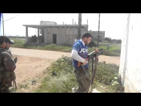 التصدي لقوات النظام من قبل كتائب درع الإسلام في قرية آبل في ريف حمص الجنوبي