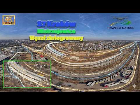 Budowa #S7 #Widoma #Kraków Zintegrowany Węzeł Mistrzejowice Czy to koniec zimy?