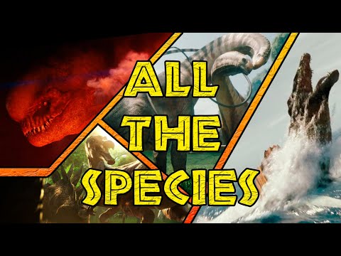 All the Species from the Jurassic Franchise (Rebirth included)