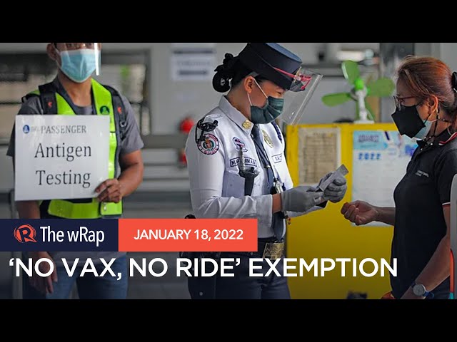 Workers exempted from controversial ‘No vax, no ride’ rule