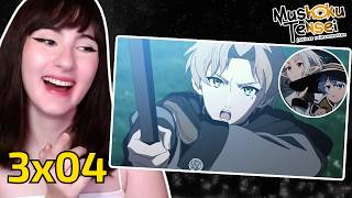 REACT MUSHOKU TENSEI 3x04 -  Maga de Água Classe Rei