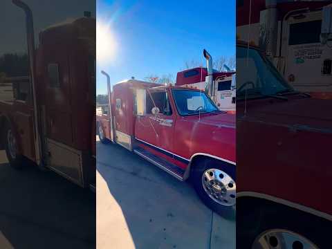 Mini Cummins semi next to the big semi! #dieselengine #truck #semis #mechanic #automobile #12valve