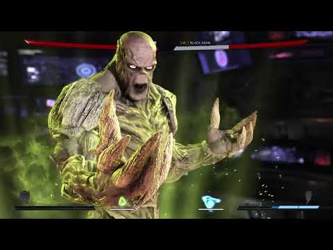 Injustice 2 God Swamp Thing Vs God Black Adam