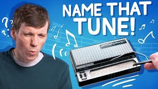 Can you guess 9 songs played on this tiny synthesizer?