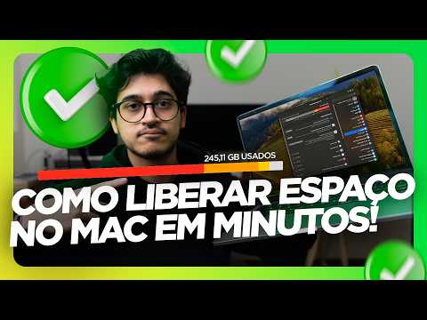Dados do Sistema Cheio OCUPANDO +150GB no Macbook I Como limpar armazenamento? Free