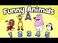 Best 5 Animal Songs Hooray Kids Songs Nursery Rhymes Most Funny Kids Songs Penguin Baboon