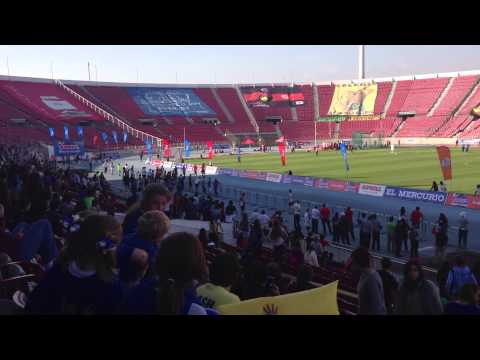 Final 100 mts planos intermedia, interescolar Santiago Chile 18/04/2013 — con Sebastian Keitel