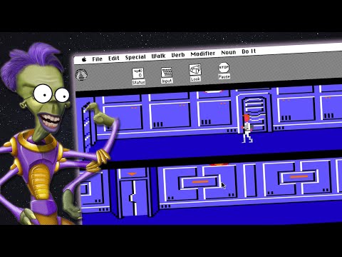 The wild and bizarre Macintosh version of Space Quest I