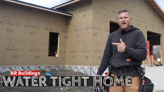 Modest House 16: Water Tight Home and Installing the Best WRB yet!