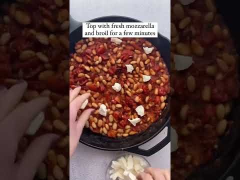 Pizza Beans aka Cheesy White Beans