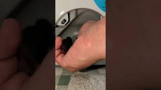 How to clean Electrolux Washer Ultimate Care 800-Drain filter