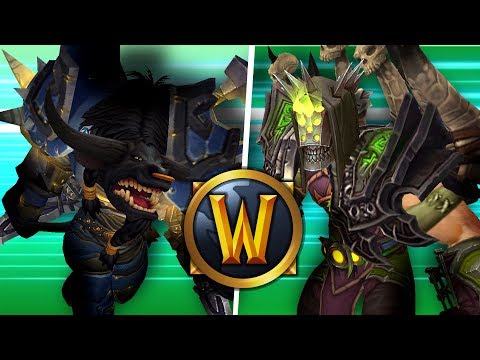 INSANE Warlock vs UNBEATABLE Warrior (1v1 Duels) - PvP WoW: Battle For Azeroth 8.1